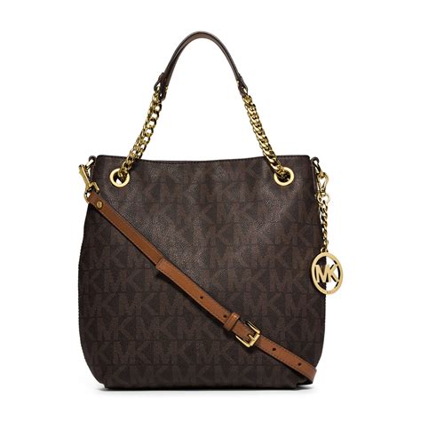 michael kors jet set medium logo shoulder bag|michael kors outlet jet set.